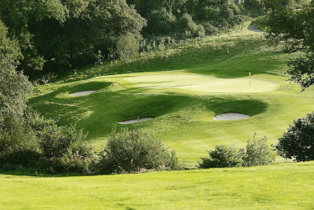 The Celtic Manor Resort Newport  Exterior photo The 18th green